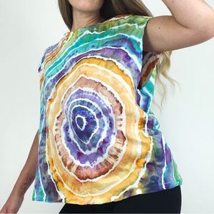 NEW Hand-Dyed Oversized Sleeveless Top | Size S